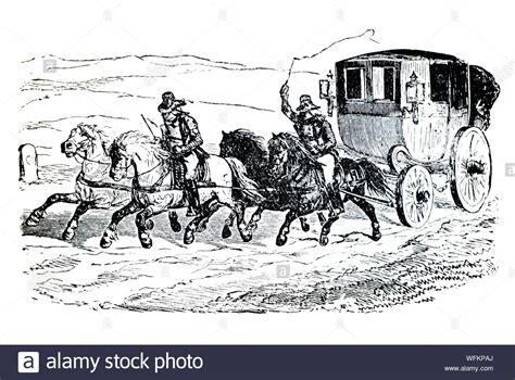 Horse Drawn Stagecoach Cut Out Stock Images And Pictures Alamy