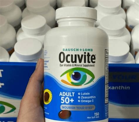 Viên Uống Bổ Mắt Ocuvite Adult 50 Bausch Lomb 150 Viên Mỹ