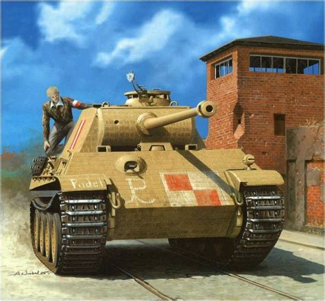 Pz Kpfw V Panther „pudel” Rys Arkadiusz Wróbel Tanks Military