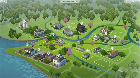 The Sims 4: World Map Visual Improvements!