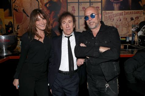 Photo Carla Bruni Sarkozy Alain Souchon Et Pascal Obispo Coulisses