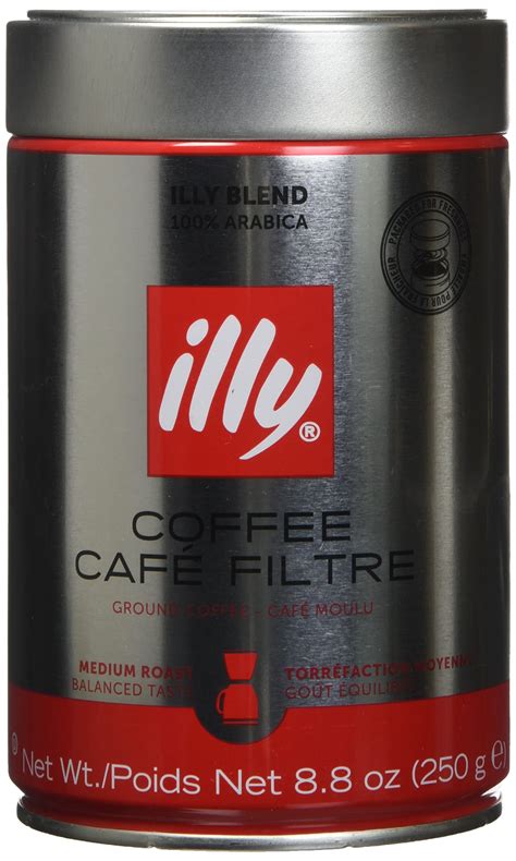 Illy Caffe Normale Drip Medium Roast Ground Coffee Oz Pack Of