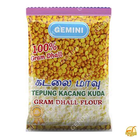 GEMINI GRAM DHALL FLOUR TEPUNG KACANG KUDA Sri Vinayaga Cash Carry