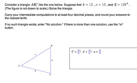 Solved Consider A Triangle ABC Ke The One Below Suppose Chegg