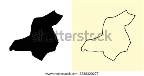 Jerash Map Jordan Asia Filled Outline Stock Vector (Royalty Free ...