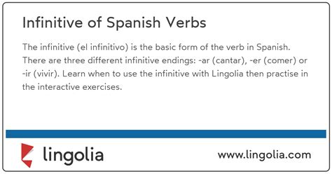 Infinitive Of Spanish Verbs 6885 Hot Sex Picture