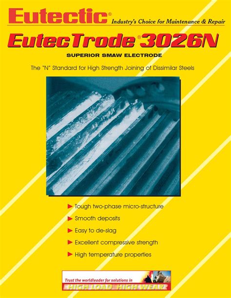 Eutectrode N By Castolin Eutectic Issuu