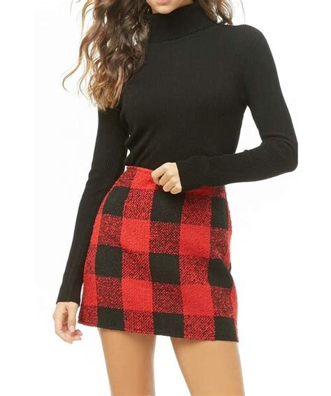 Forever 21（フォーエバー トゥエンティーワン）の「forever 21 Buffalo Plaid Mini Skirt（スカート