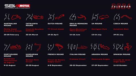 Wsbk Calendar Pdf Lyndy Roobbie