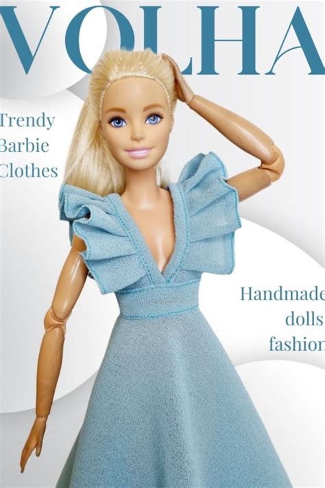 Fantastic Sea Color Dress For Barbie Barbie Clothes Barbie Dress