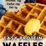 High Protein Kodiak Cakes Waffle Recipe Easy Healthy