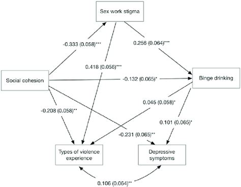 1 Pathways Between Sex Worker Social Cohesion Sex Work Stigma And