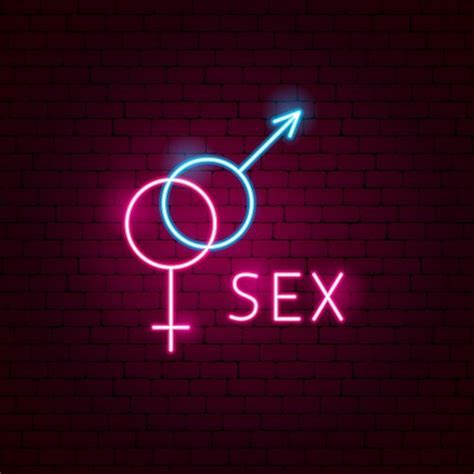 Sex Shop Neon Label Set Royalty Free Vector Image