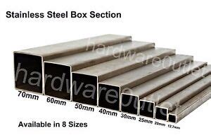 Stainless Steel Box Section Grade Popular Sizes Lengths