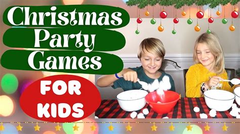 Best Fun Kids Christmas Games Homeschool Christmas Class Party Youtube