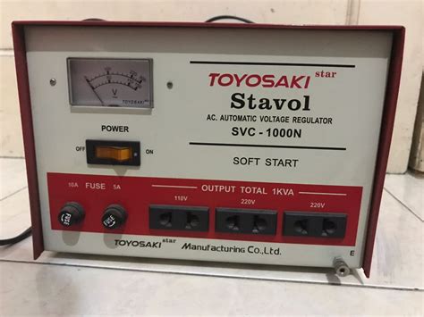 Stabilizer 1000watt Stavol Svc 1000n 1000 Watt 1000w Toyosaki Star