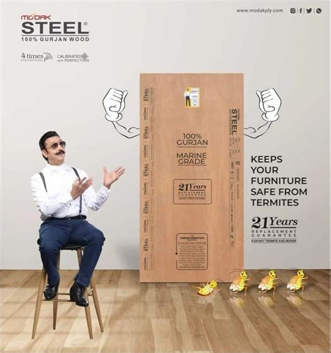 Modak Steel Gurjan Plywood For Furniture Thickness Inch At