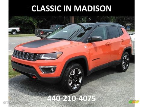 2017 Spitfire Orange Jeep Compass Trailhawk 4x4 121847110 Car Color Galleries