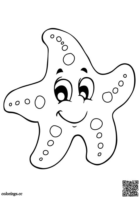 Coloring Pictures Of Starfish