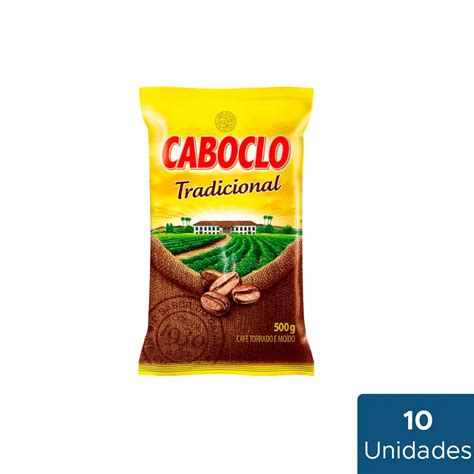 Café Tradicional Caboclo 10 Unidades 500g