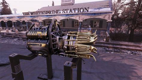 Gatling Plasma Black And Gold Valorous Alistair Skin Fallout 76 Mod Download