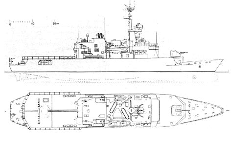 frigate blueprints   blueprint   modeling
