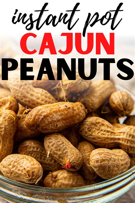 Instant Pot Boiled Cajun Peanuts - make be leaf