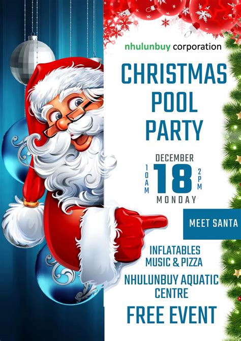 christmas pool party nhulunbuy corporation