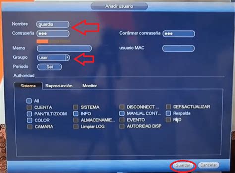 Nuevo Usuario En Dvr Dahua Saxxon C Mo Crear Un Nuevo Usuario