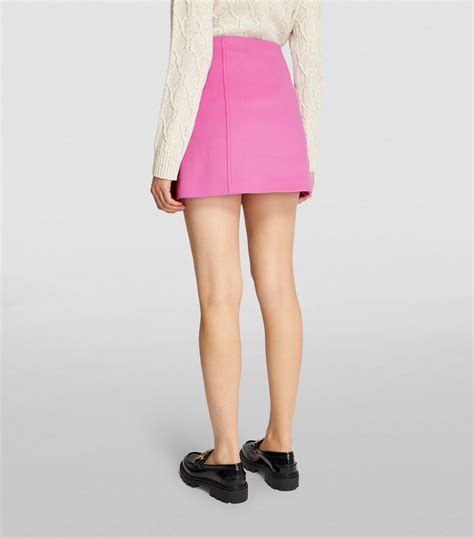 Maxandco Wool Mini Skirt Harrods In