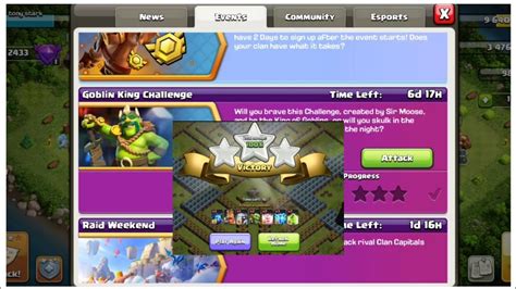 Goblin King Challenge Easy 3 Star ⭐ Clash Of Clans Youtube