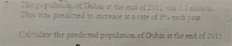 The Population Of Duba The End Of Was Million This Was