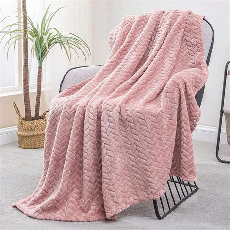 Fleece Throw Blanket For Couch Super Soft Flannel Blanket Throw Size