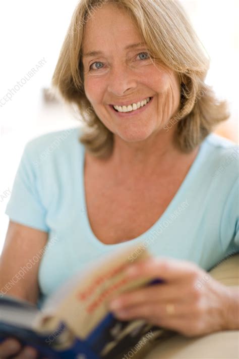 Happy Senior Woman Stock Image F001 2202 Science Photo Library