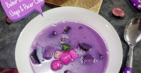 Resep Bubur Santan Ubi Ungu Pacar Cina Oleh Maica Cookpad