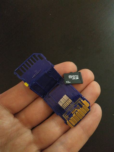 This Sd Card I Broke Open Revealed It Was Really A Micro Sd Card Inside