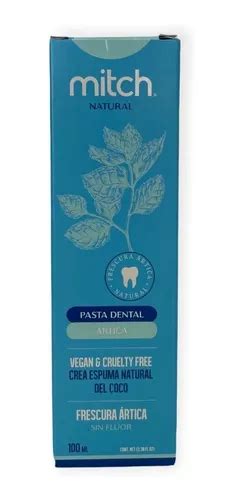 Pasta Dental Mitch Premium Frescura Ártica 100ml Sin Flúor