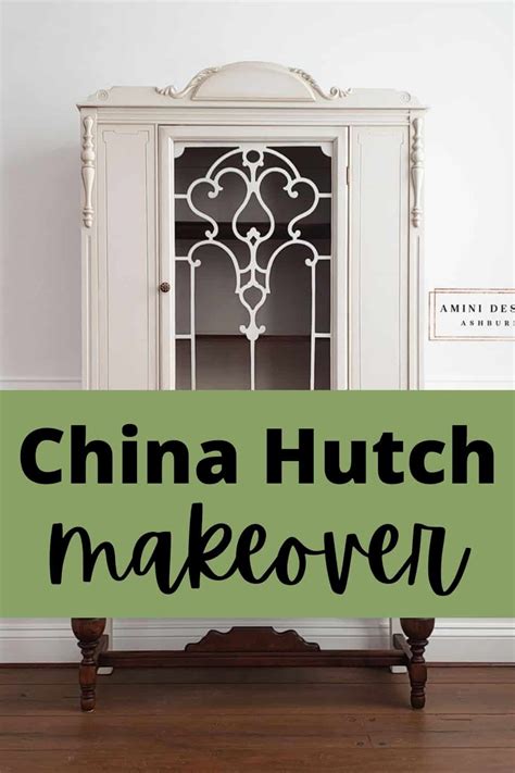 Antique China Hutch Makeover Step By Step