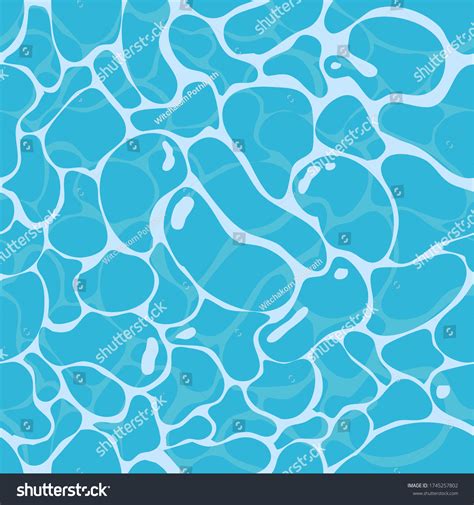 Shining Blue Water Ripple Pool Abstract Stock Vector Royalty Free 1745257802 Shutterstock