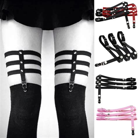 Buy Sexy Garters Punk Goth Harajuku Style Handmade