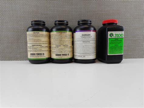 SMOKELESS BLACK POWDER, ASSORTED - Switzer's Auction & Appraisal Service