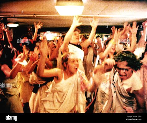 National Lampoons Animal House Toga Party Scene 1978 Stock Photo Alamy