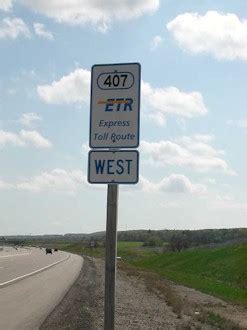 Ontario Highway 407 ETR History The King S Highways Of Ontario