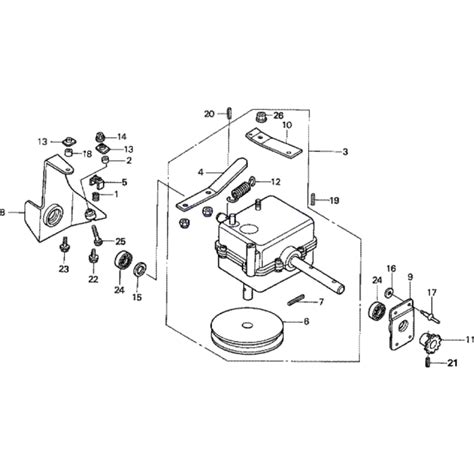 Gear Box Assembly For Honda Hrb C Qxe Lawn Mowers L S Engineers