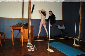 Slim Body Redhead Teen Gets Her Bare Ass Spanked By The XXX Dessert