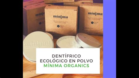 RESEÑA DENTÍFRICO ECOLÓGICO en POLVO de MÍMINA ORGANICS 100 Zero