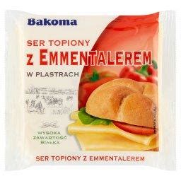 Ser topiony z emmentalerem w plastrach 130 g 7 sztuk Bakoma Intermarché