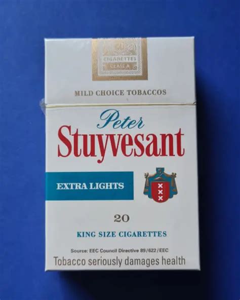 Ancien Paquet De Cigarettes Collection Peter Stuyvesant Vide Old