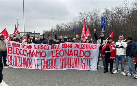 LEONARDO 8 Marzo Di Protesta Operaia Ferma Fabbrica Guida Del