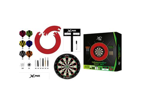 Xqmax Darts Jeu De Fl Chettes De Tournoi Pi Ces G Rouge Conforama